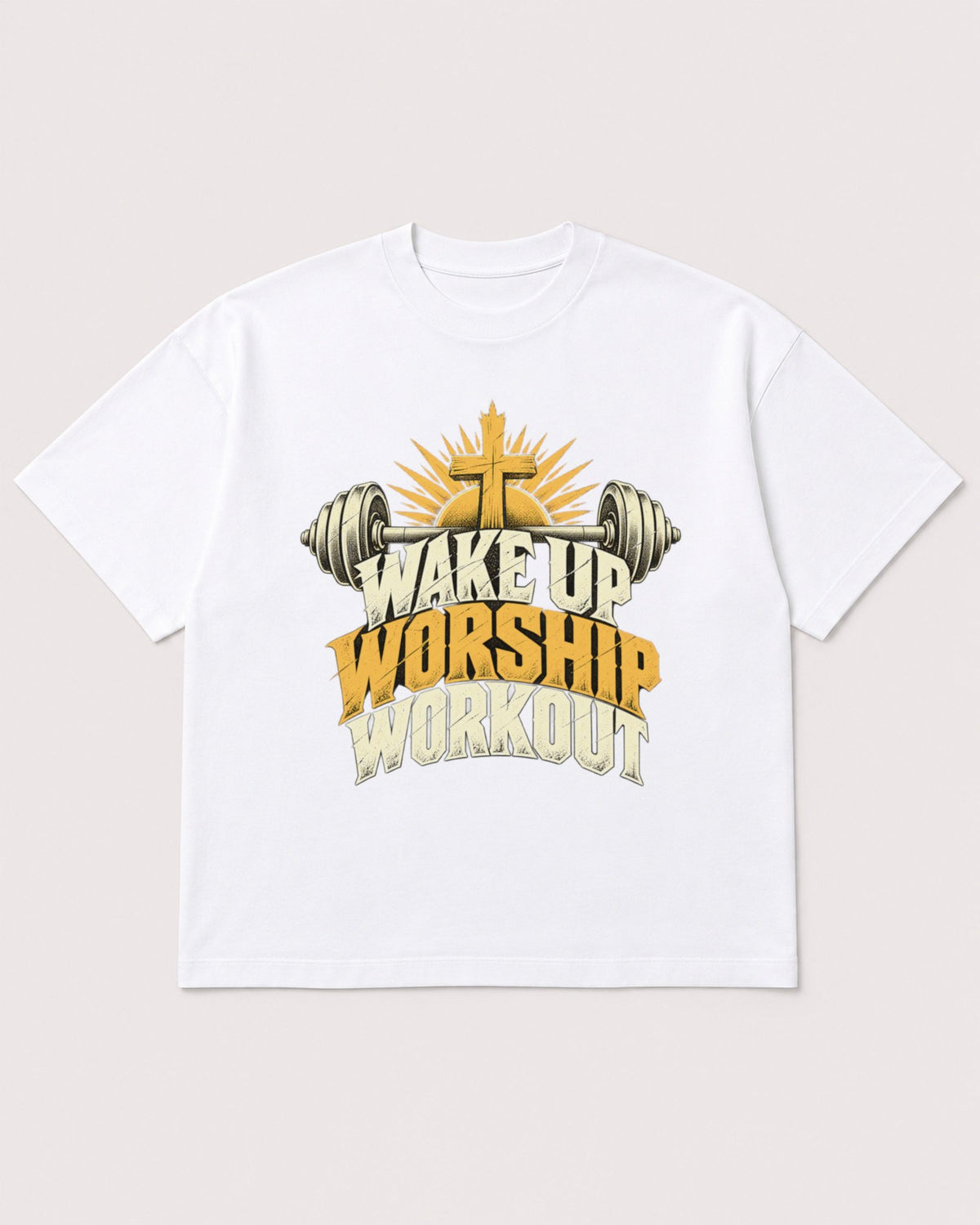 Mockup Boxy Heavyweight Tee White product