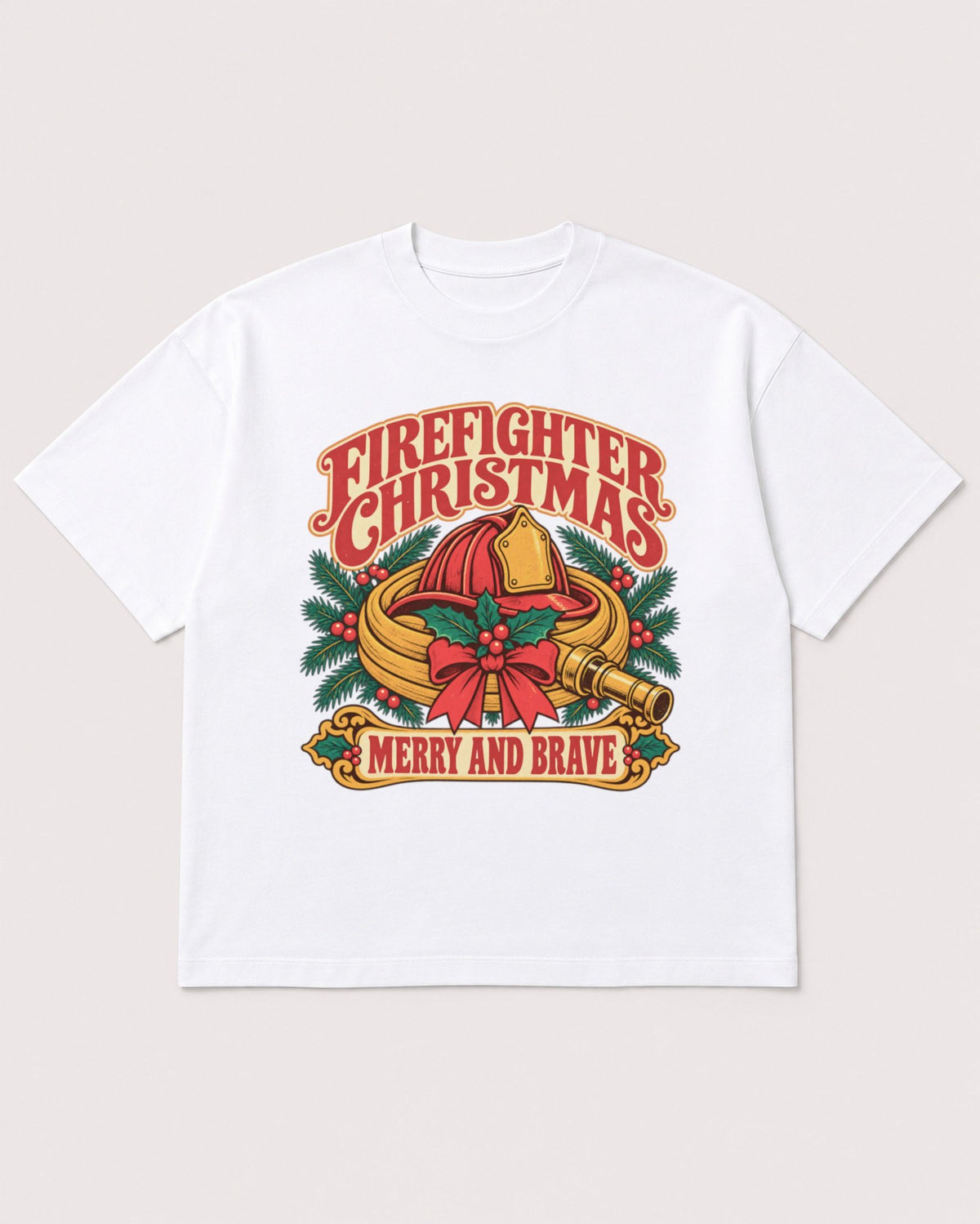 Mockup Boxy Heavyweight Tee White product