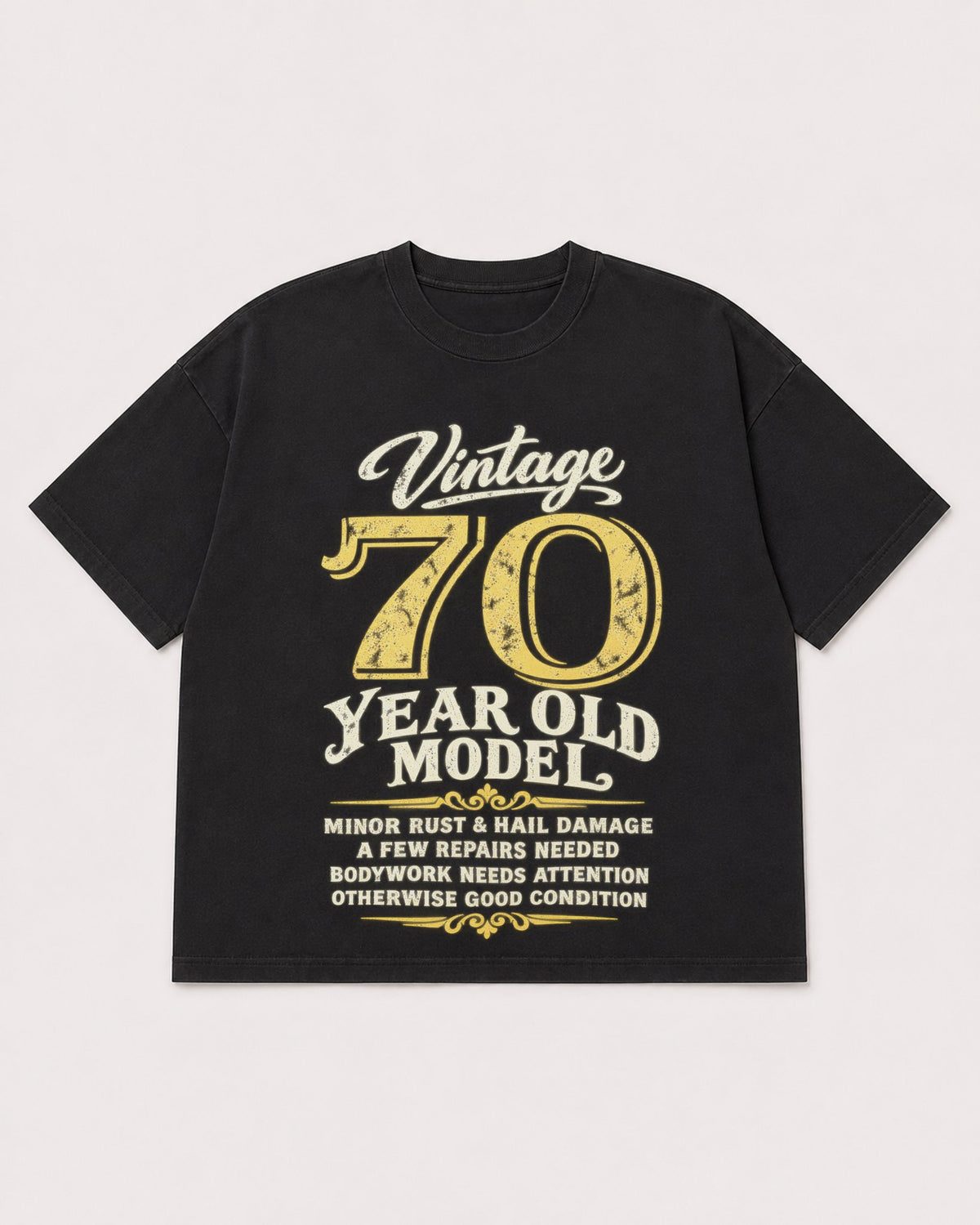 Mockup Boxy Heavyweight Tee Black product