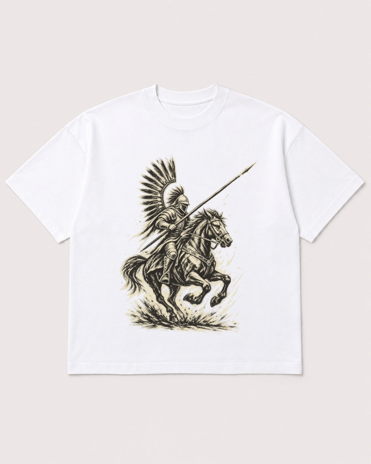 Mockup Boxy Heavyweight Tee White product