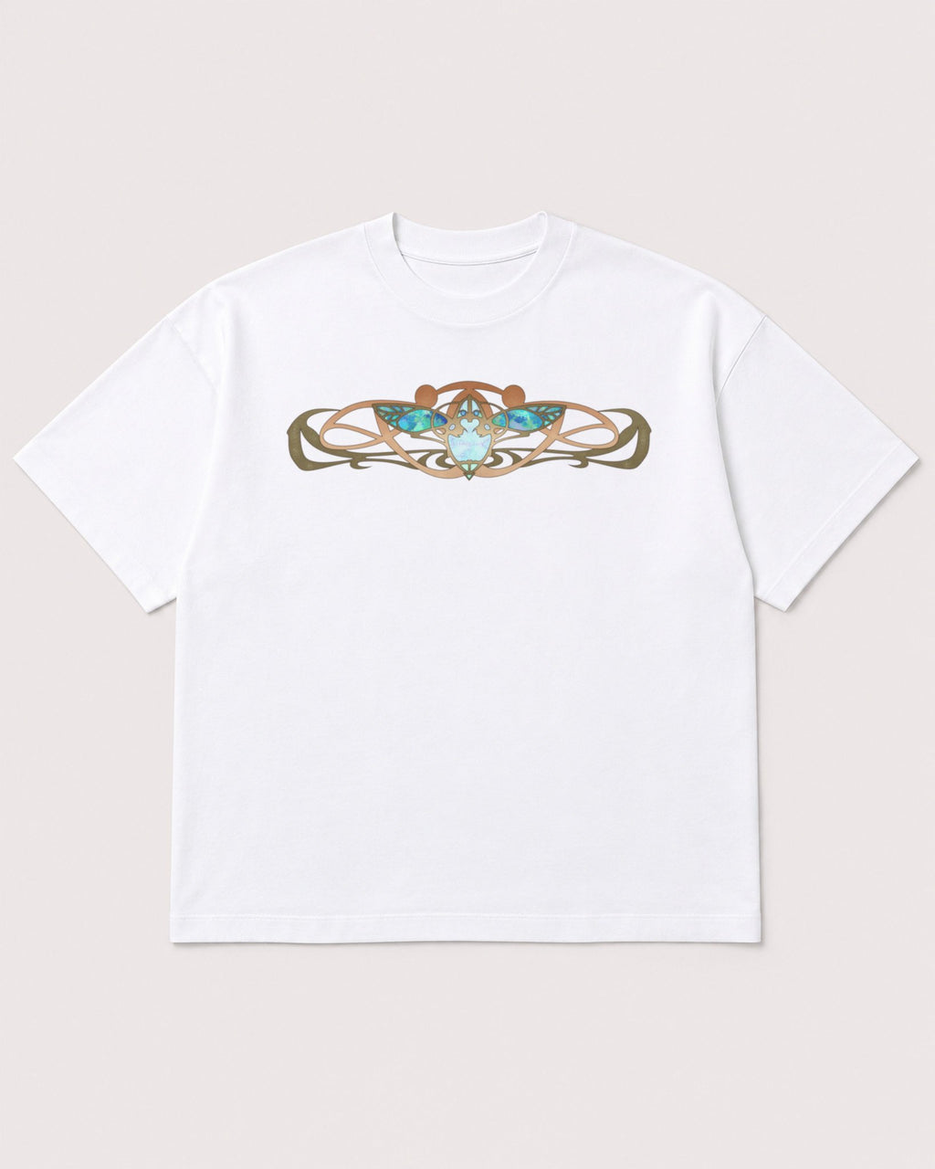 Mockup Boxy Heavyweight Tee White product