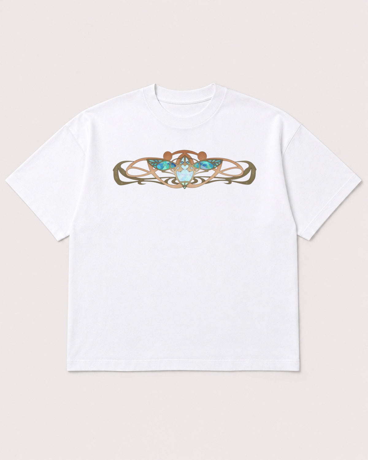 Mockup Boxy Heavyweight Tee White product