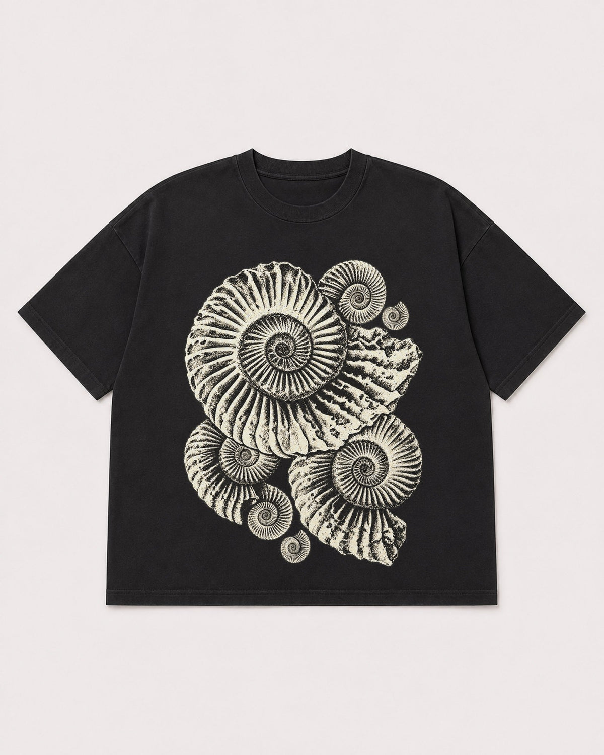 Mockup Boxy Heavyweight Tee Black product