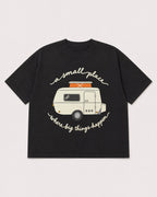 Mockup Boxy Heavyweight Tee Black product
