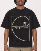 Mockup Boxy Heavyweight Tee Black male close-up 04