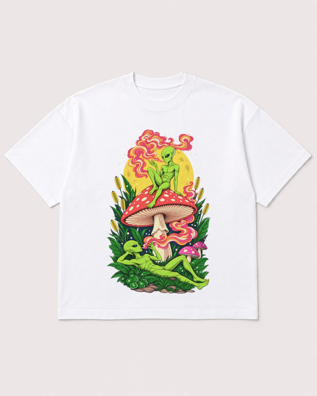 Mockup Boxy Heavyweight Tee White product