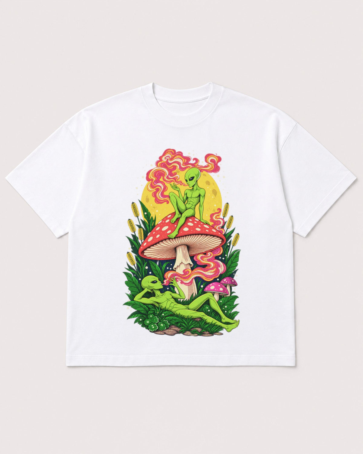 Mockup Boxy Heavyweight Tee White product