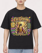 Mockup Boxy Heavyweight Tee Black male close-up 01