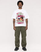 Mockup Boxy Heavyweight Tee White male full-body 24