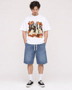 Mockup Boxy Heavyweight Tee White male full-body 03