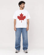 Mockup Boxy Heavyweight Tee White male full-body 42