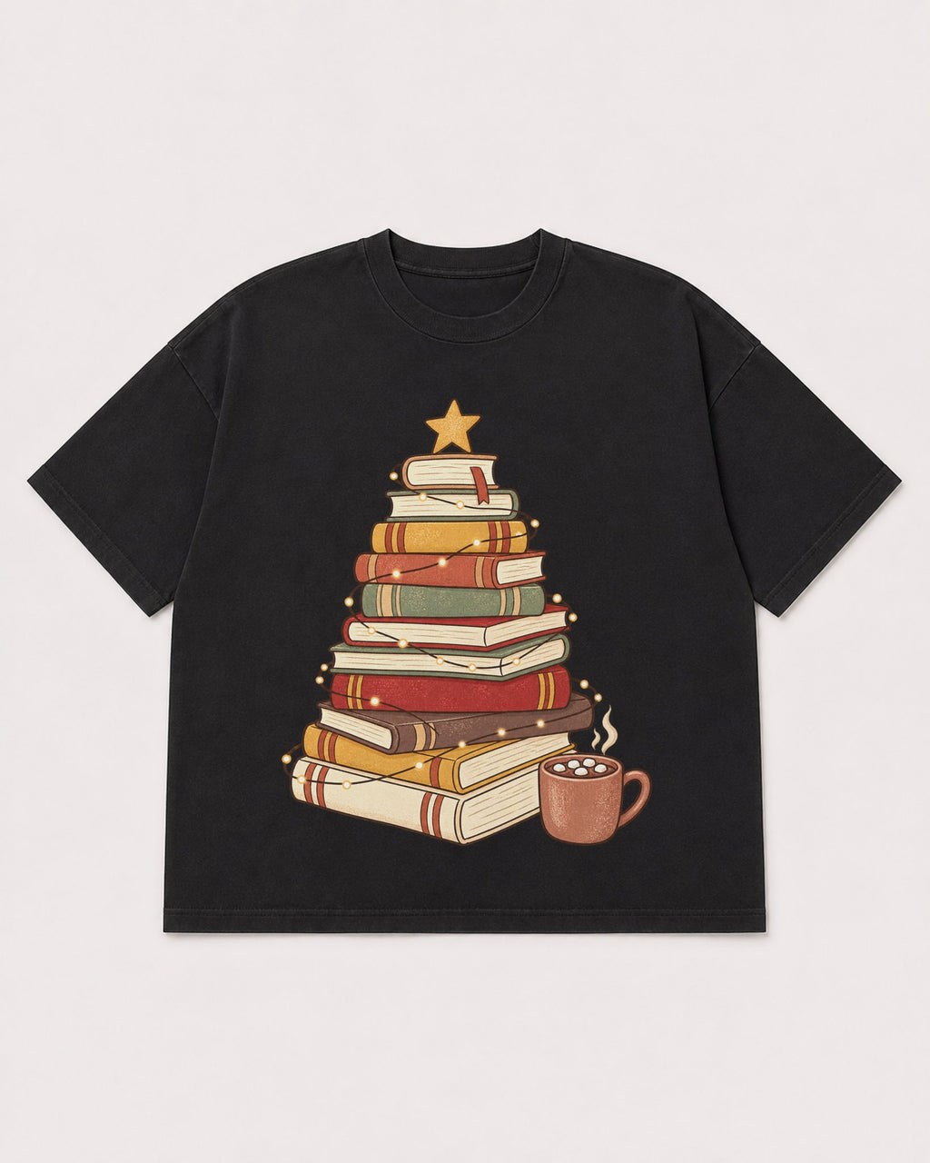 Mockup Boxy Heavyweight Tee Black product