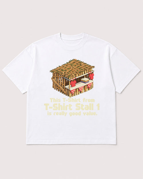 Mockup Boxy Heavyweight Tee White product