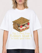 Mockup Boxy Heavyweight Tee White female close-up 19