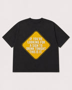 Mockup Boxy Heavyweight Tee Black product