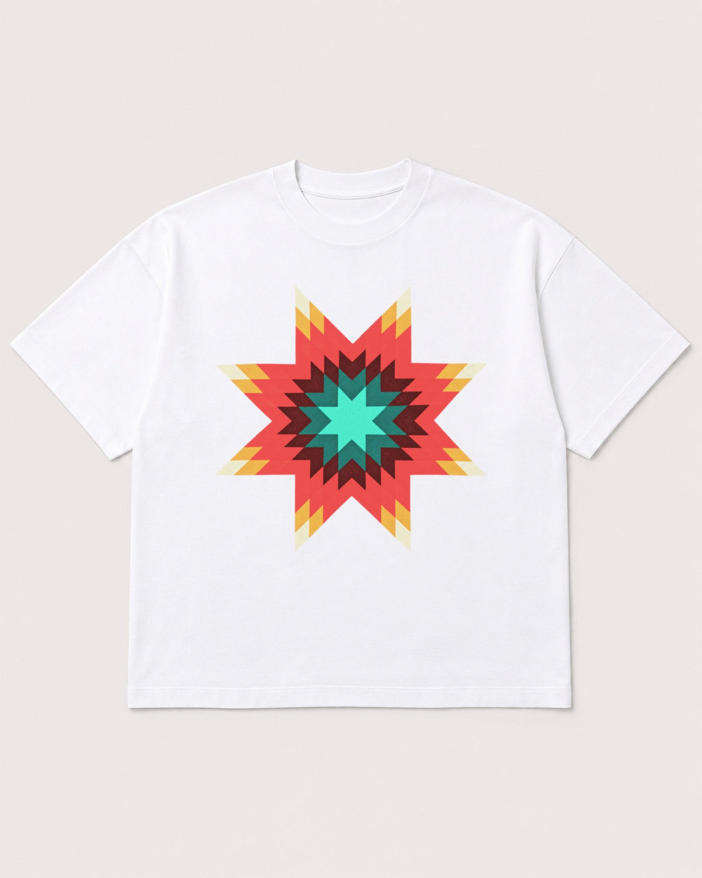 Mockup Boxy Heavyweight Tee White product