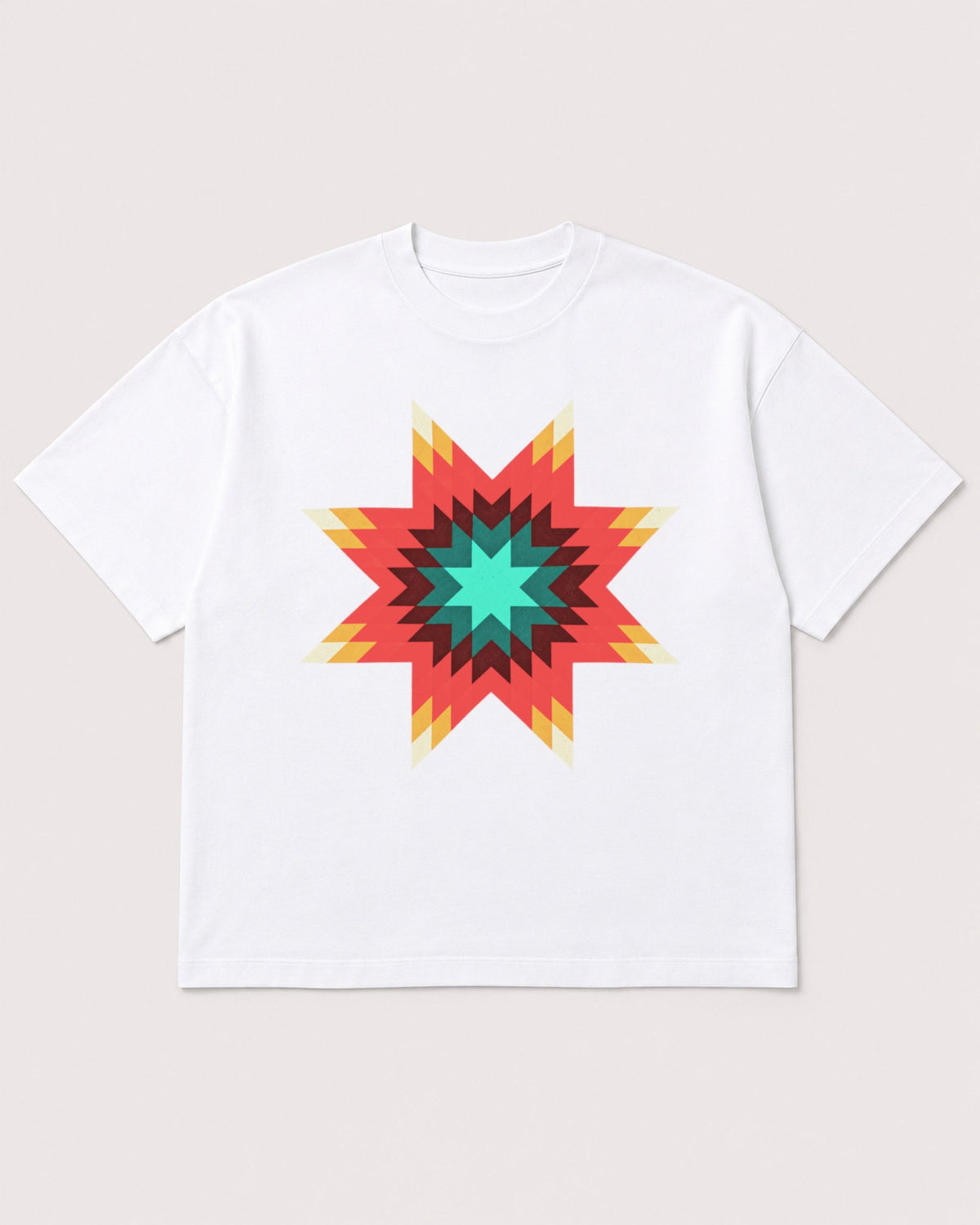 Mockup Boxy Heavyweight Tee White product