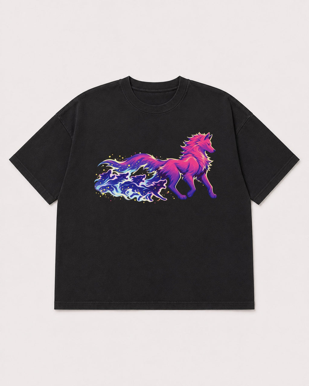 Mockup Boxy Heavyweight Tee Black product