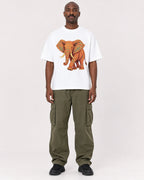 Mockup Boxy Heavyweight Tee White male full-body 44