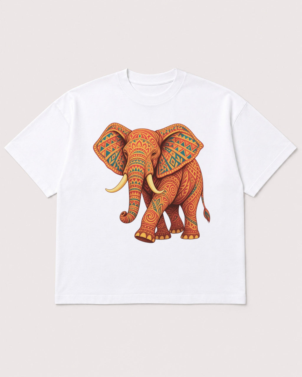 Mockup Boxy Heavyweight Tee White product