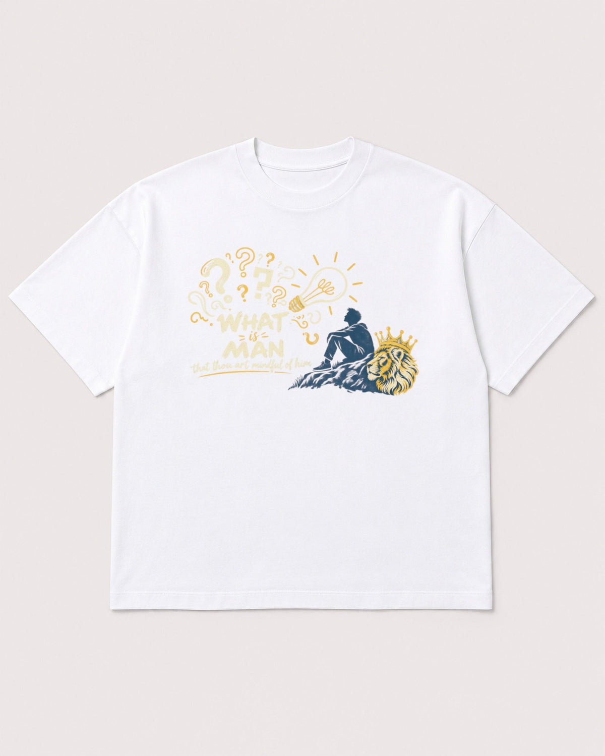 Mockup Boxy Heavyweight Tee White product