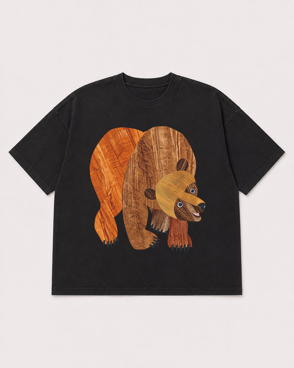 Mockup Boxy Heavyweight Tee Black product