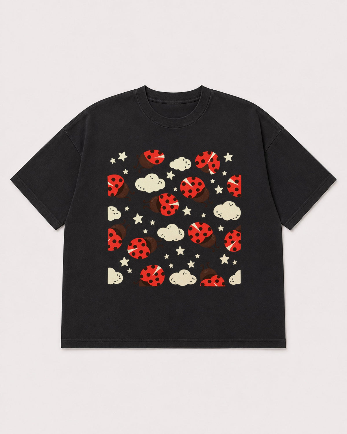 Mockup Boxy Heavyweight Tee Black product