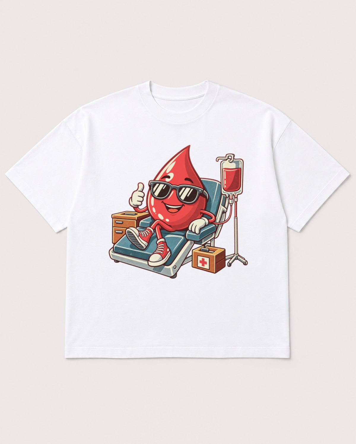 Mockup Boxy Heavyweight Tee White product