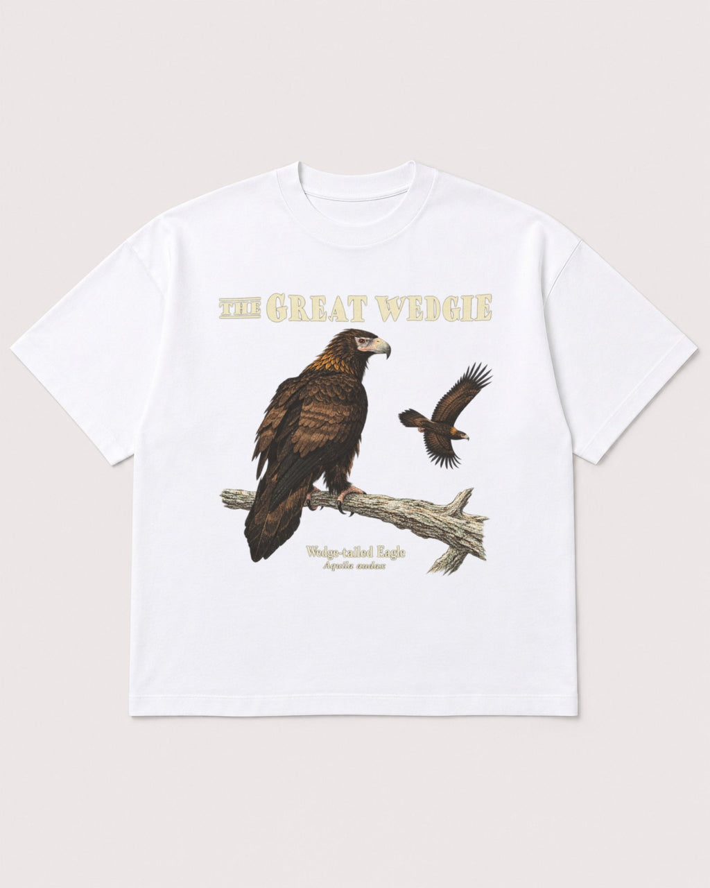 Mockup Boxy Heavyweight Tee White product