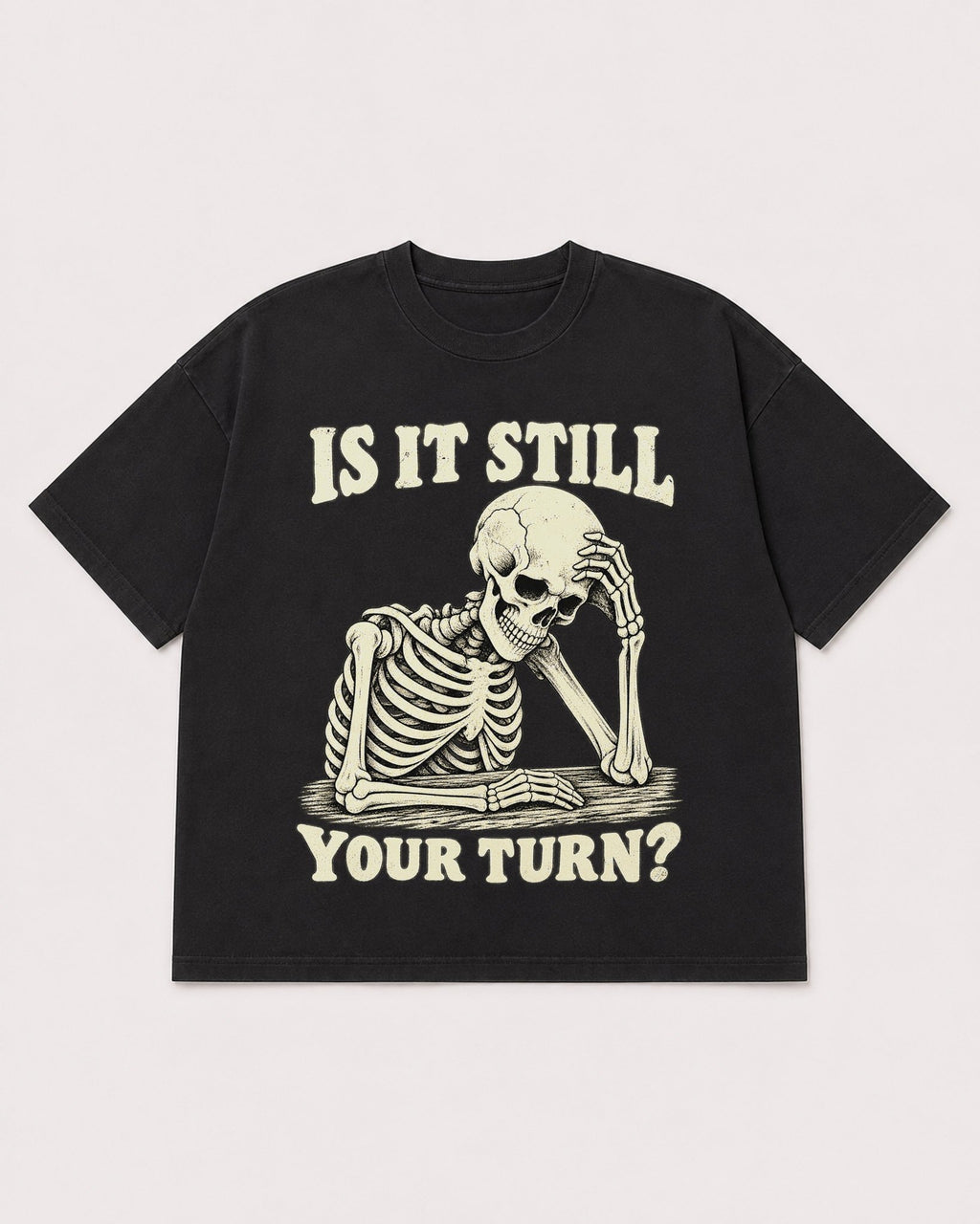 Mockup Boxy Heavyweight Tee Black product