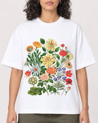 Mockup Boxy Heavyweight Tee White female close-up 27