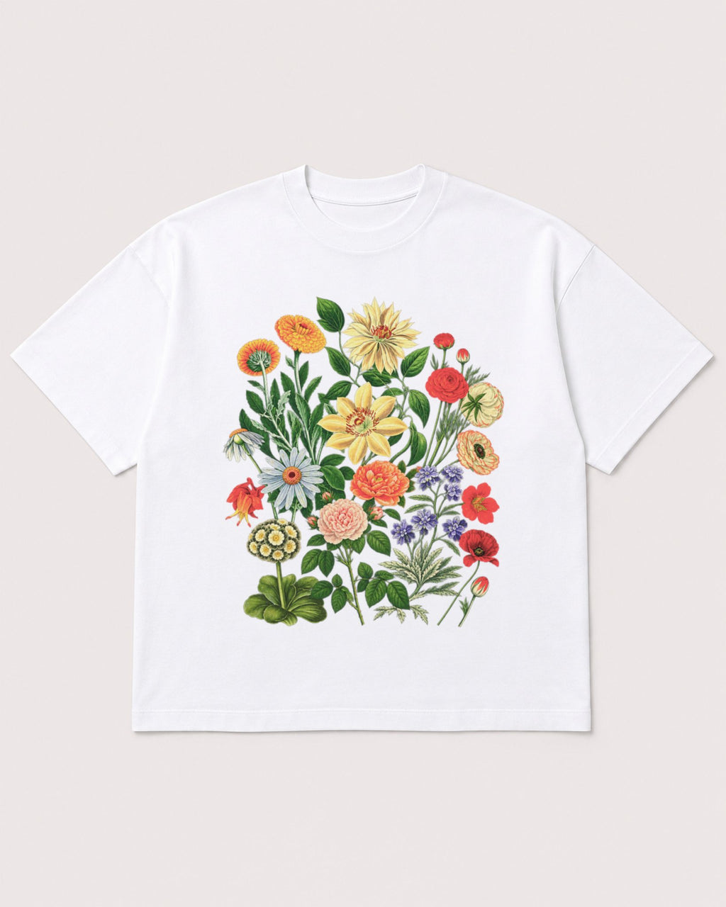 Mockup Boxy Heavyweight Tee White product