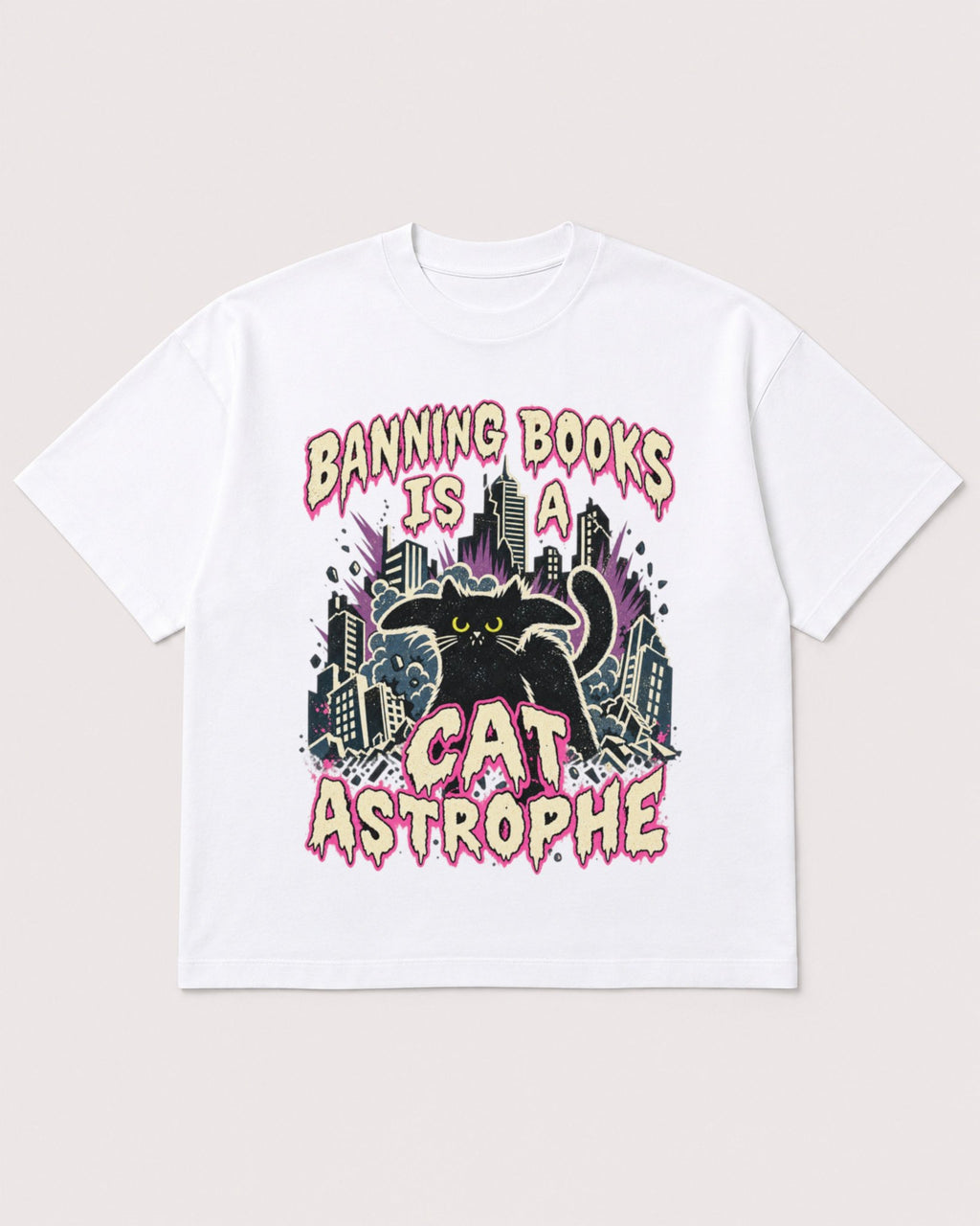 Mockup Boxy Heavyweight Tee White product