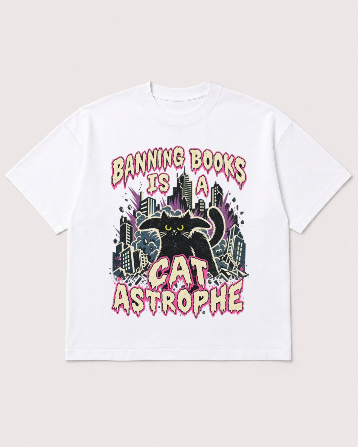 Mockup Boxy Heavyweight Tee White product