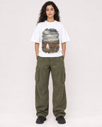 Mockup Boxy Heavyweight Tee White female full-body 07