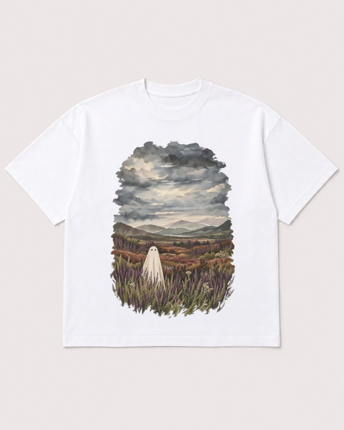 Mockup Boxy Heavyweight Tee White product