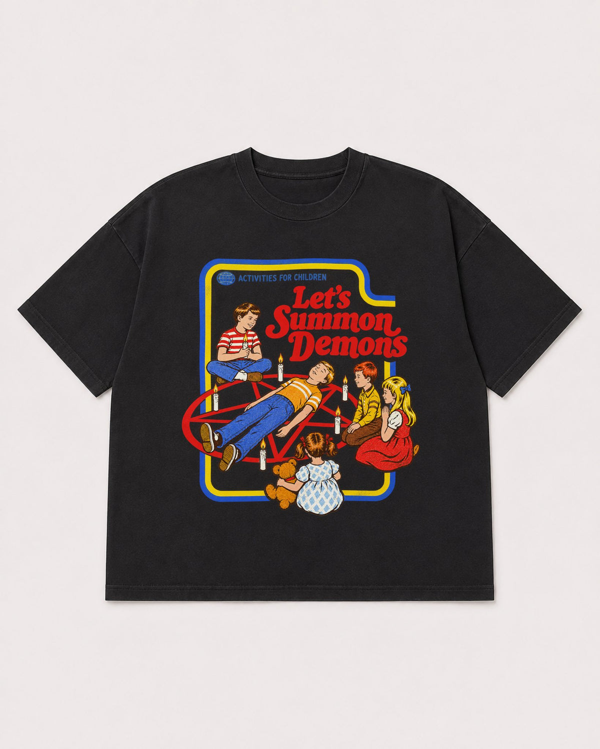 Mockup Boxy Heavyweight Tee Black product