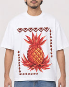 Mockup Boxy Heavyweight Tee White male close-up 02
