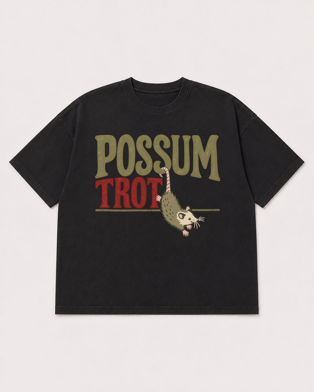 Mockup Boxy Heavyweight Tee Black product