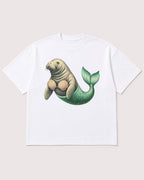 Mockup Boxy Heavyweight Tee White product