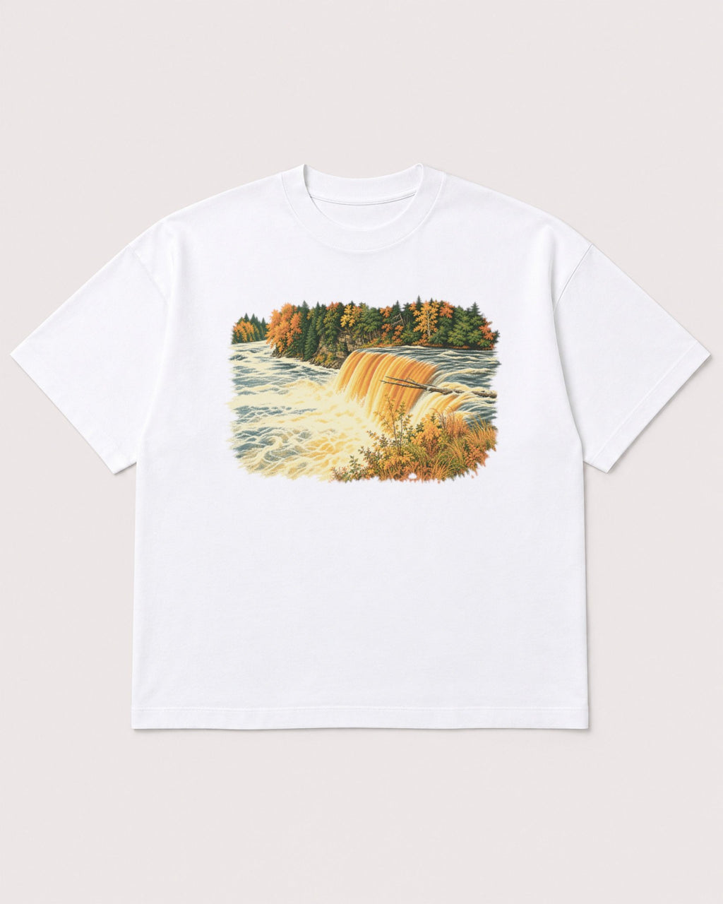 Mockup Boxy Heavyweight Tee White product