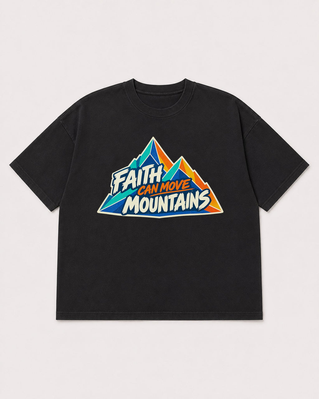 Mockup Boxy Heavyweight Tee Black product