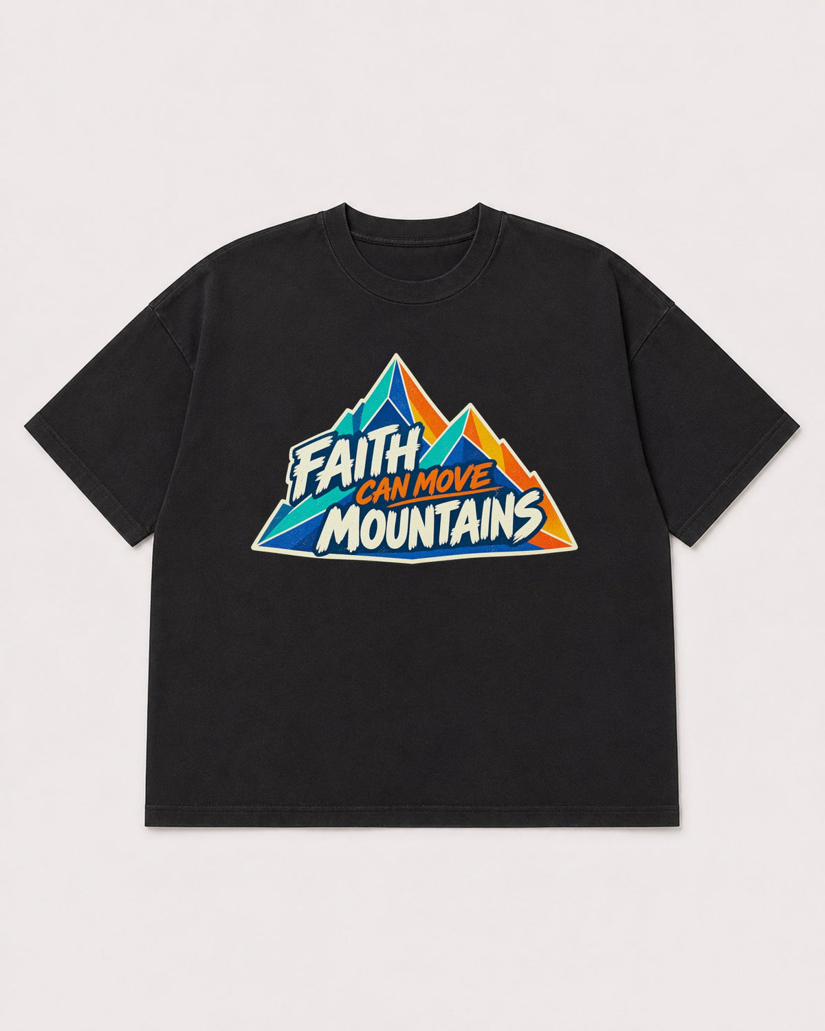 Mockup Boxy Heavyweight Tee Black product