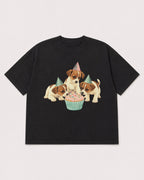 Mockup Boxy Heavyweight Tee Black product