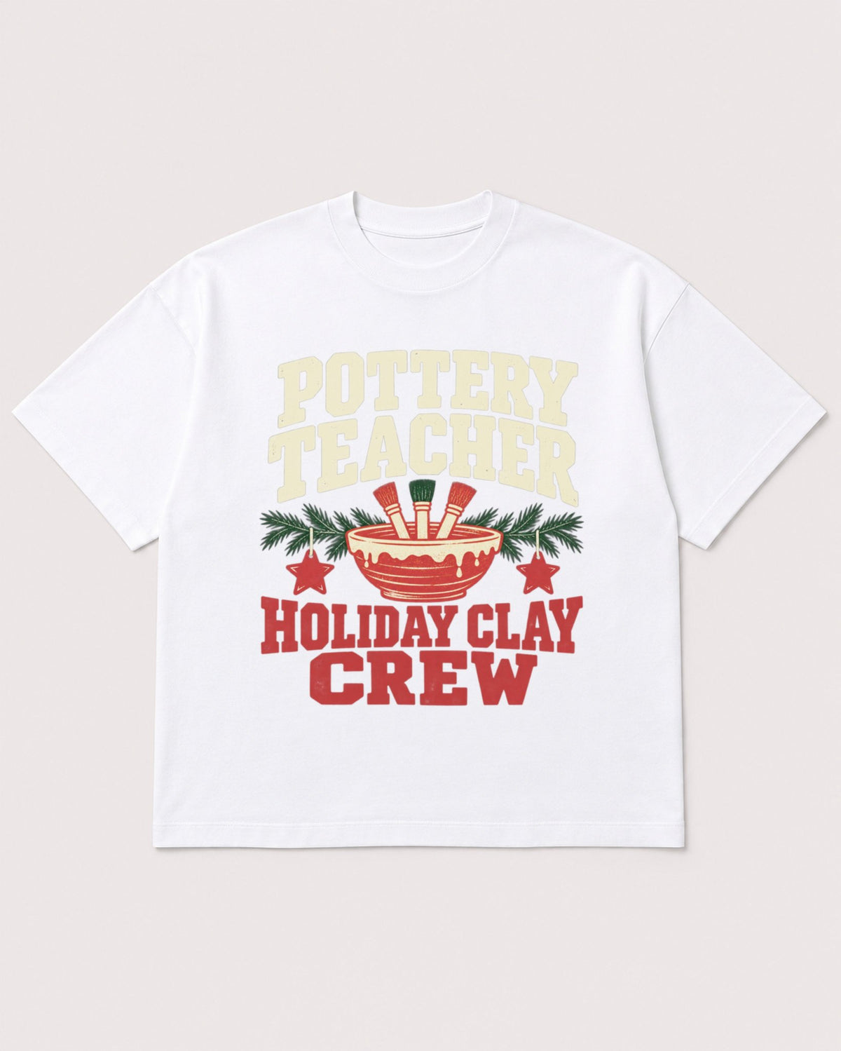 Mockup Boxy Heavyweight Tee White product