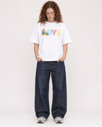 Mockup Boxy Heavyweight Tee White female full-body 09