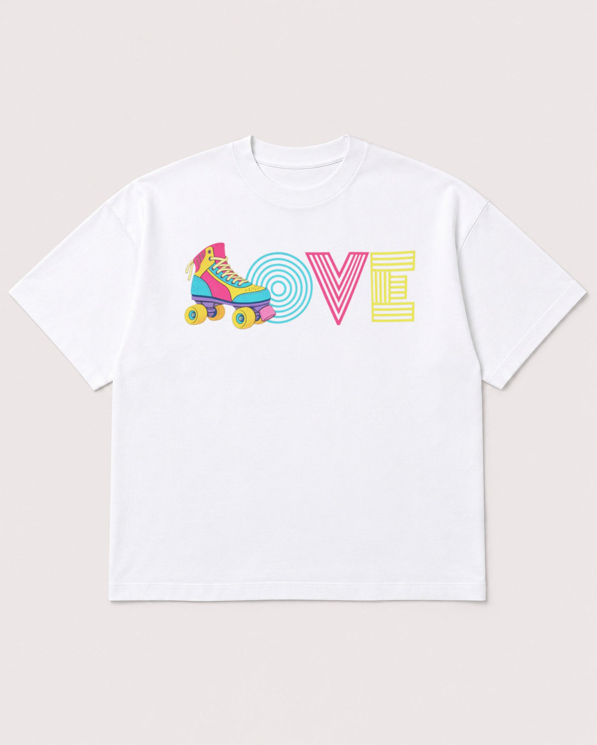 Mockup Boxy Heavyweight Tee White product