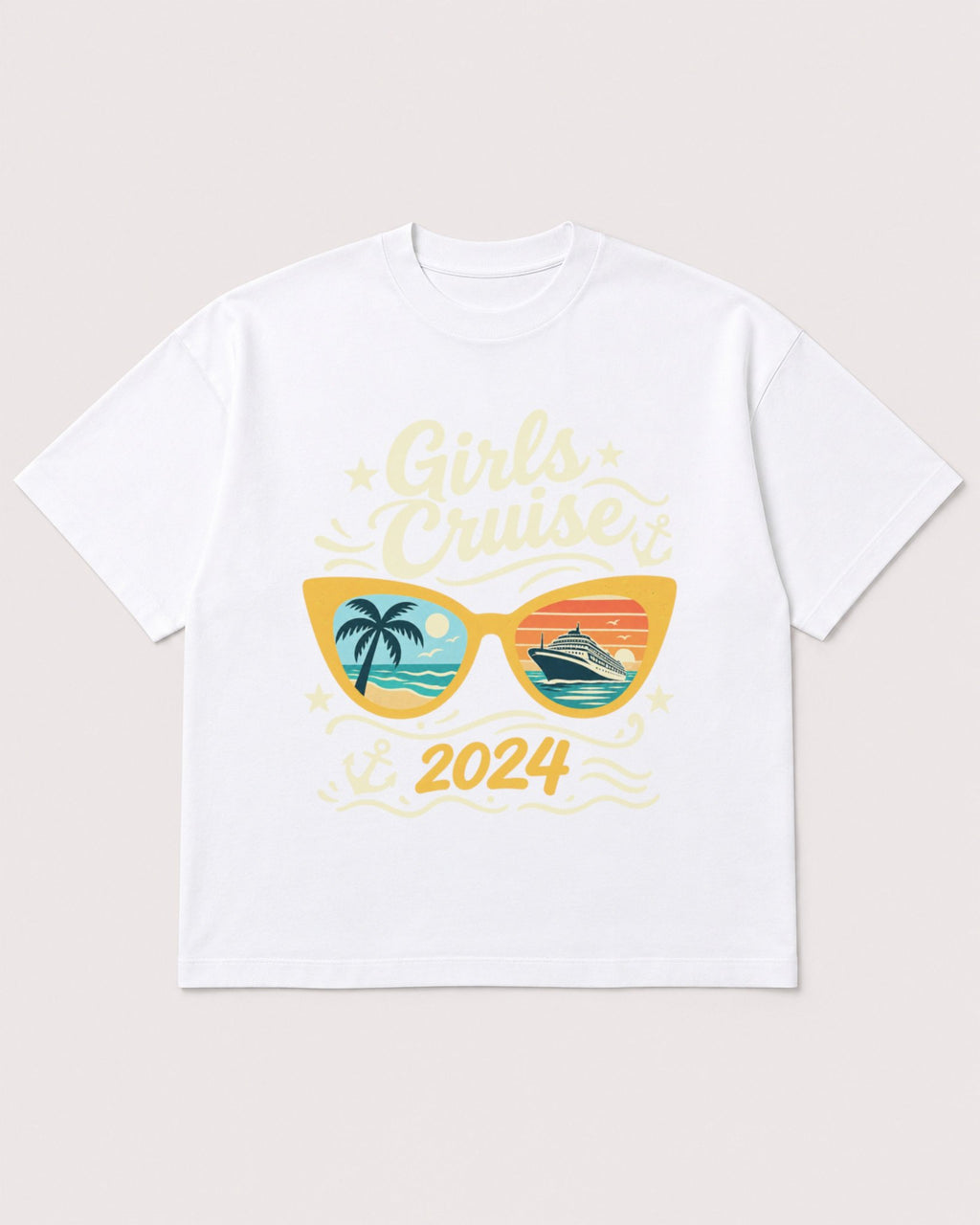 Mockup Boxy Heavyweight Tee White product