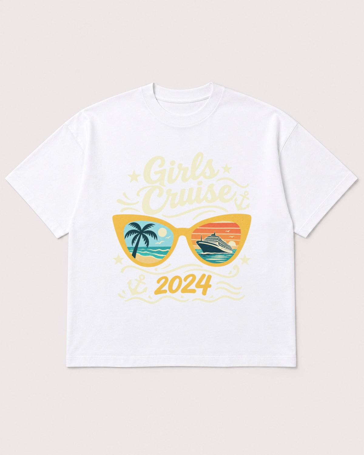 Mockup Boxy Heavyweight Tee White product