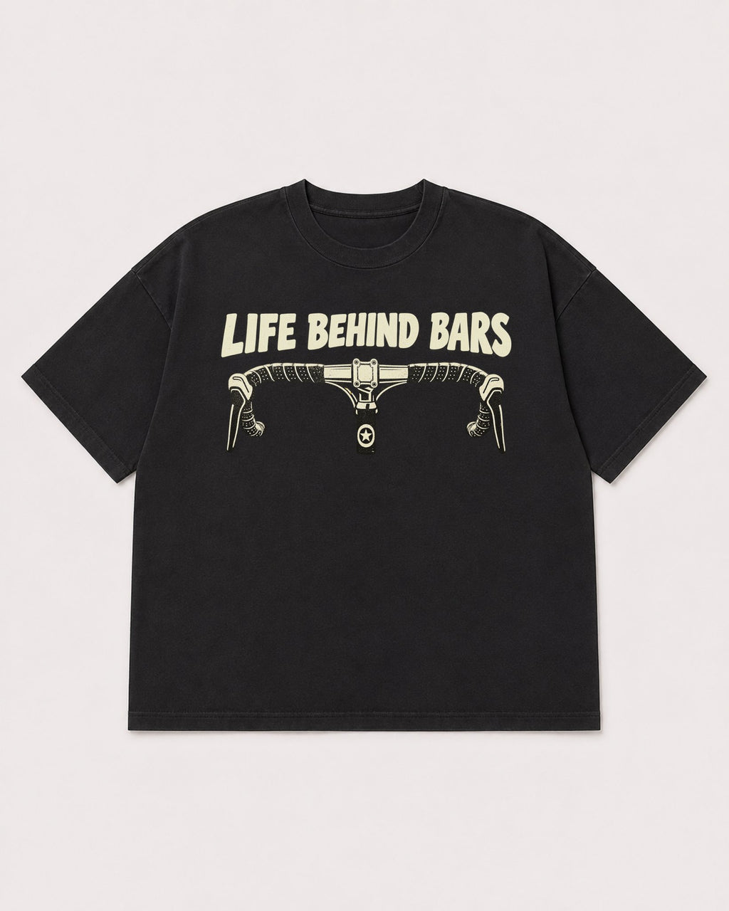 Mockup Boxy Heavyweight Tee Black product